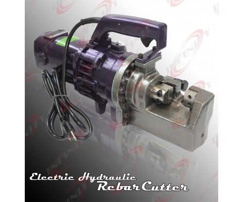Electric Hydraulic Rebar Cutter 1" ( #8) Heavy Duty Cutting FREE TWO EXTRA BLADE